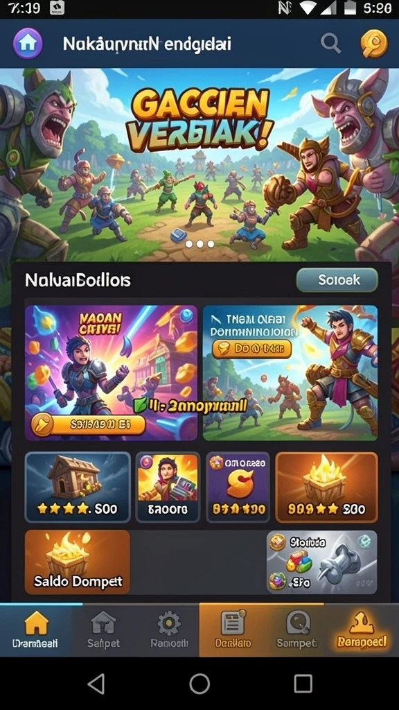 Screenshot 77win nomor 1